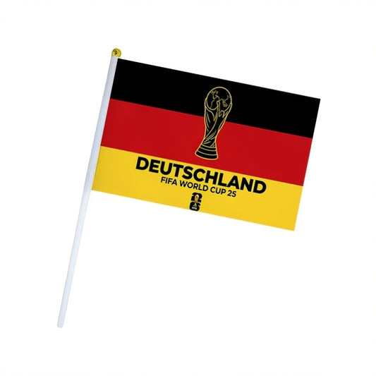 2026 World Cup Fan Banner with German Flag and Trophy Design - ayq