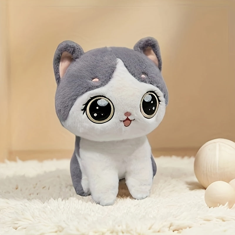 cute kitten plush dolls, big-eyed plush dolls, the best companions for children, Halloween, Thanksgiving gifts.
