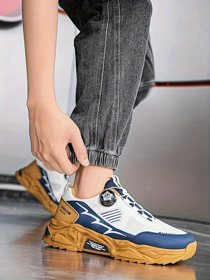 Men's Breathable Anti-Odor Outdoor Sneakers with Height - Low-Top Elastic Closure Running Shoes Suitable for Gym,, Casual Wear - -Season Comfortable Athletic Footwear with Odor-Resistant Technology - ayq