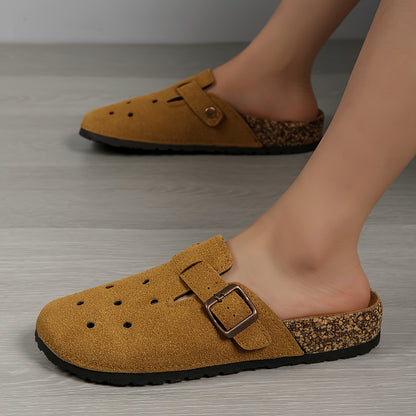 Men's Breathable Non-Slip Home Slippers with Microfiber Upper