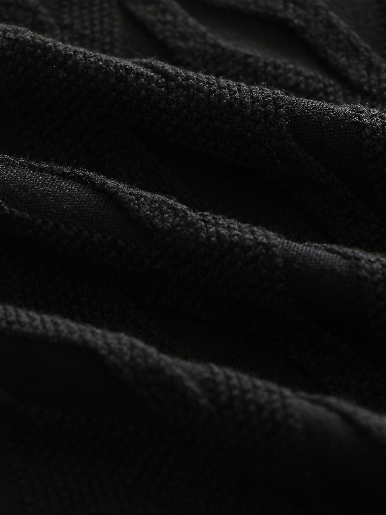 Men'S Fashion Knit Pullover with a Collar for Warmth