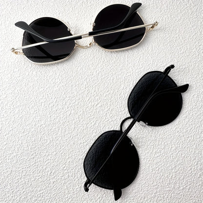 Men's Fashion Fashion with Metal Frame - Anti-Glare, for Daily Wear &