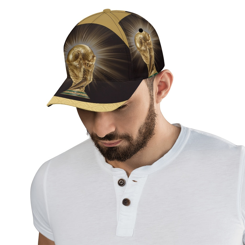 FIFA Official Adjustable Baseball Cap with Full-Print Flags