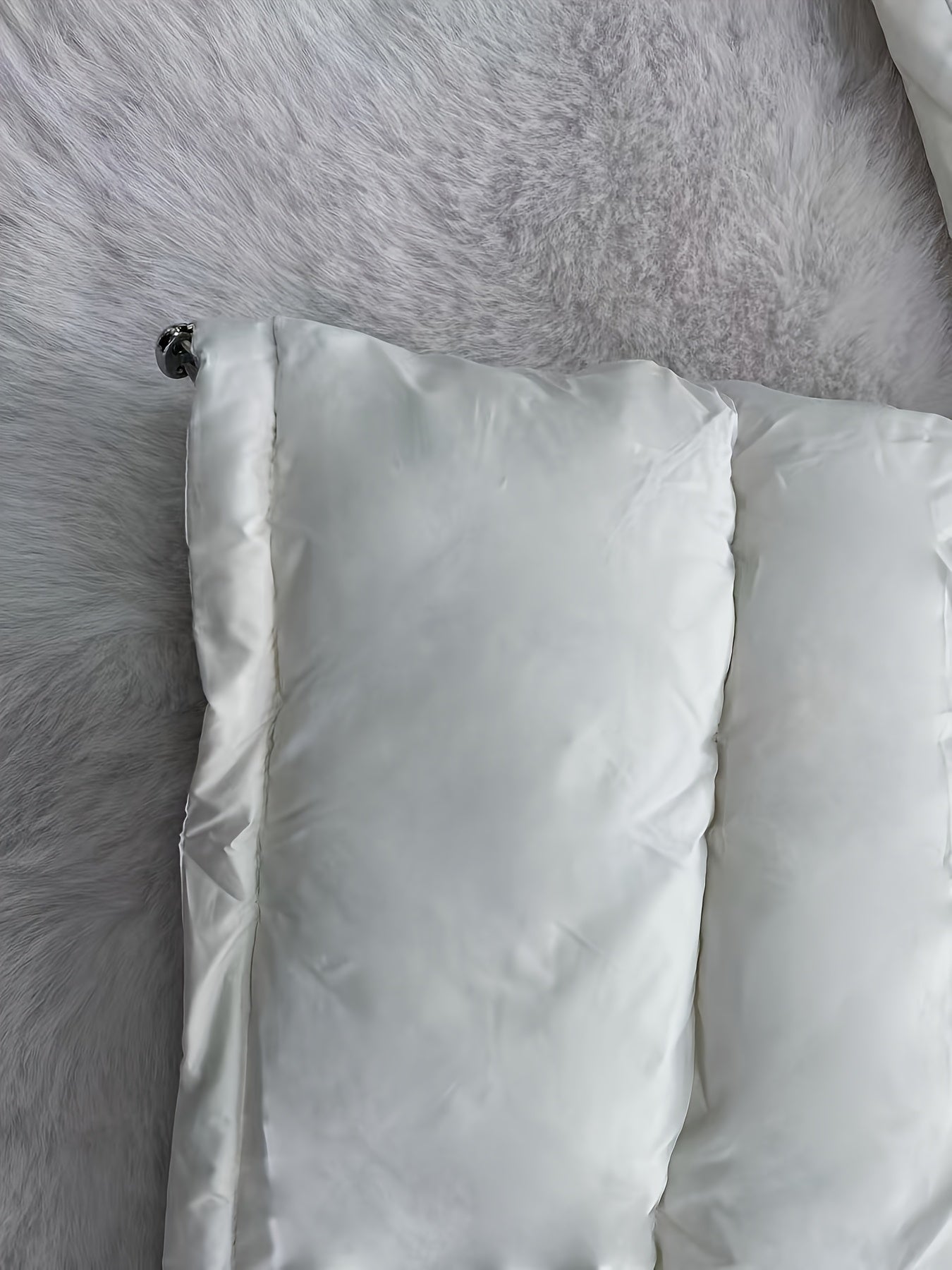 Women'S Stylish Winter Zip-Up Hooded Jacket - Casual Thickened Outerwear with Pockets, Long Sleeve, Non-Stretch Fabric, Solid Color, 100g/m², Perfect for Cold Weather, Winter Clothes