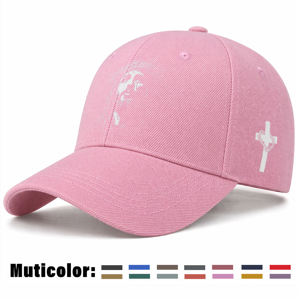Unisex Christian Baseball Cap with Adjustable Cross Design