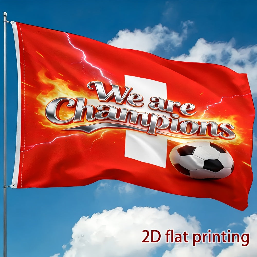 Swiss Flag Polyester Decorative Banner for Sports Events