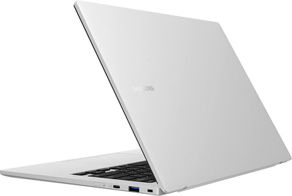 SAMSUNG Galaxy Book Go Laptop Computer PC Power Performance 18-Hour Battery Compact Light Shockproof Design WFH Ready Wifi 5, Silver, 128GB