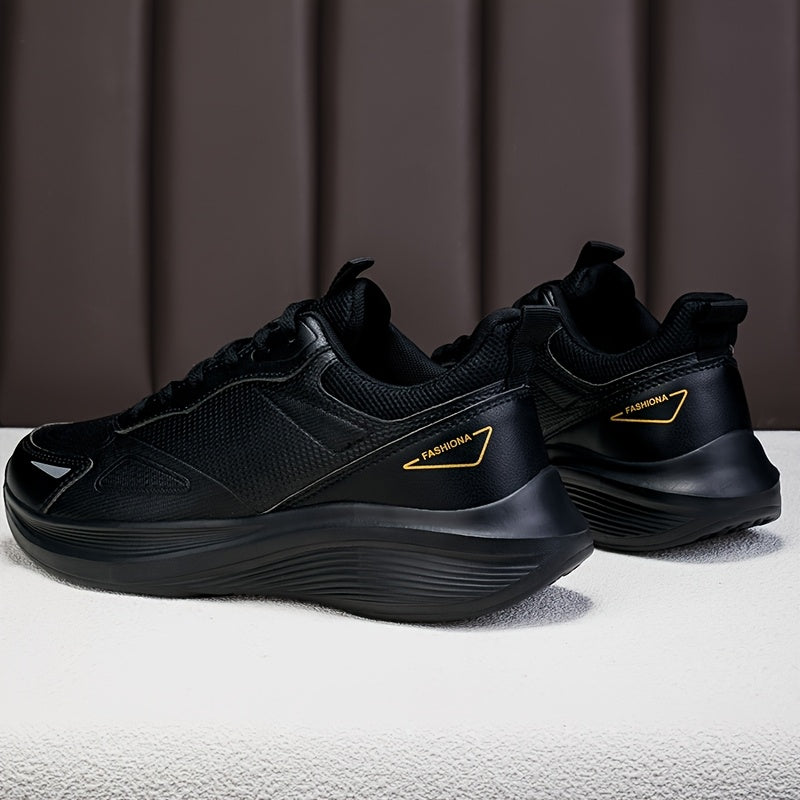 Men'S Lightweight Lace-Up Sneakers, Suitable for Running, Basketball, Fitness, And Casual Wear at The Gym - ayq