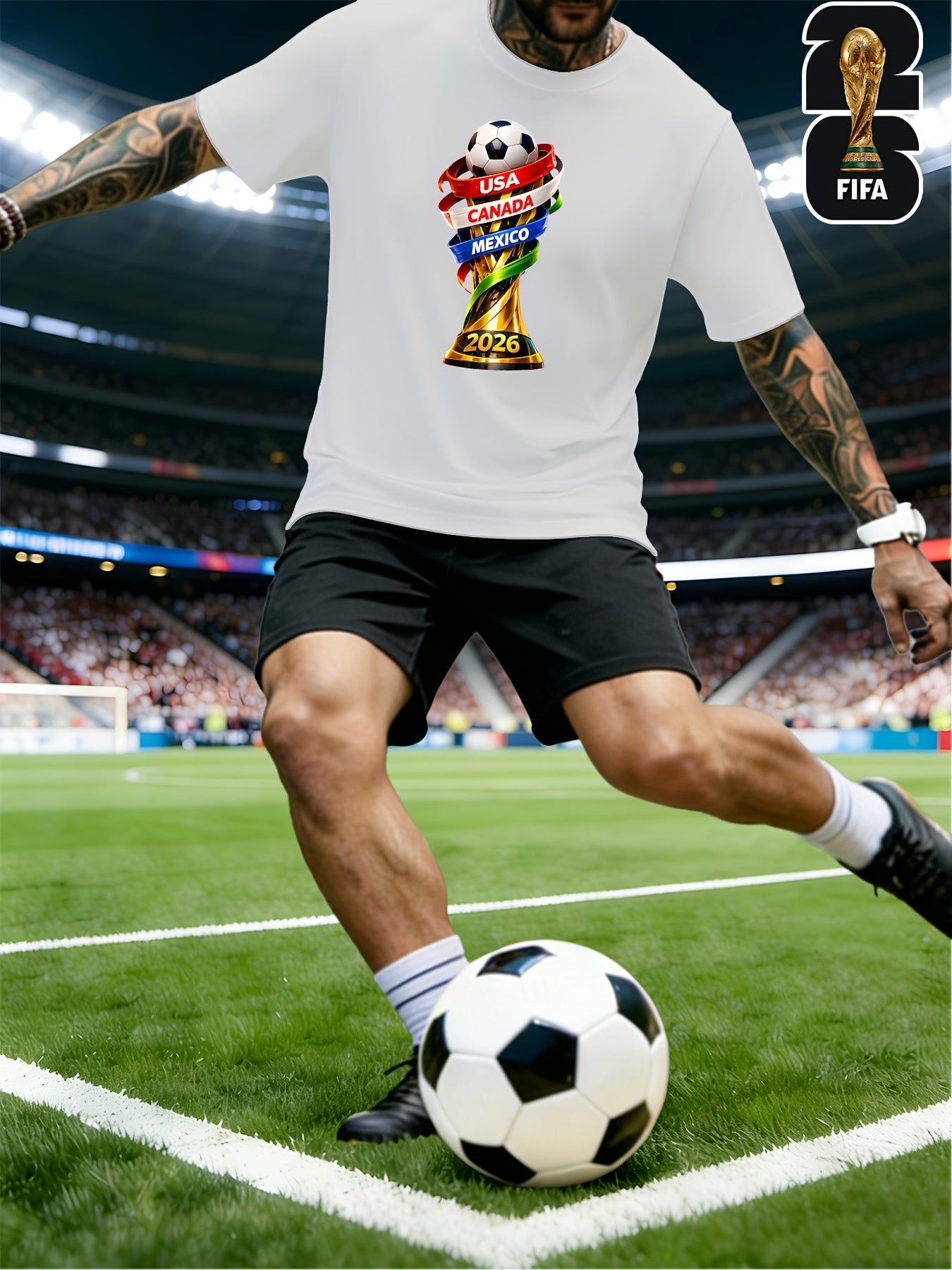 Men's FIFA 2026 World Cup Casual Soft Breathable T-Shirt