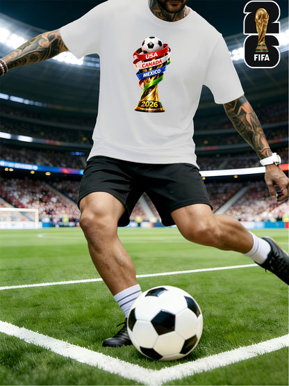 Men's FIFA 2026 World Cup Casual Soft Breathable T-Shirt