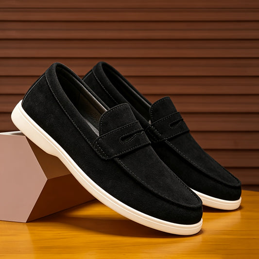 Men's Casual Oxford Shoes Soft Sole Business Classic Style - ayq