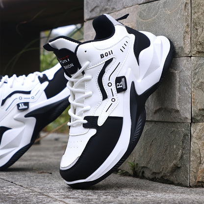 Men's Road Running Shoes, Anti-Slip Casual Sneakers, Basketball Sports Shoes, Fashionable Cross Training Athletic Footwear - ayq