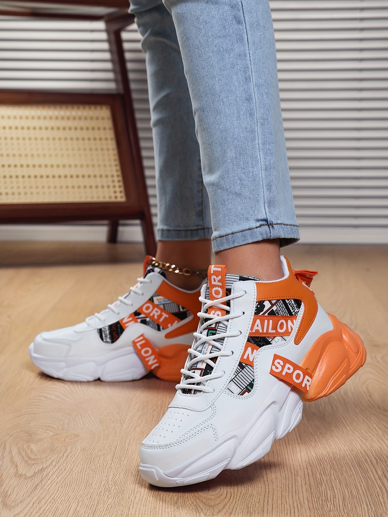 Women'S High-Top Plaid Skate Sneakers - Lightweight, Non-Slip, Shock-Absorbing Sneakers with EVA Sole, Synthetic Faux Leather Upper  Fabric Lining for All-Season Sports and Casual Wear, Casual Sneakers   Stylish Lace-Up Shoe