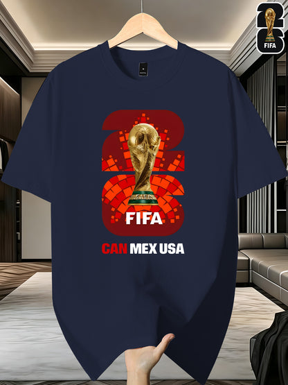 Men's FIFA 2026 World Cup T-Shirt Casual Polyester Top