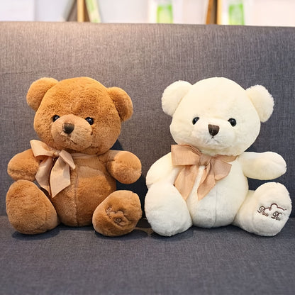 FLUFIHOOD Kawaii Huggable Bear Plush - Realistic Soft Stuffed Animal with & Teddy Bear, Cuddly Gift for &, Bedside Decor for Christmas, Birthday, for Home - & Plushies