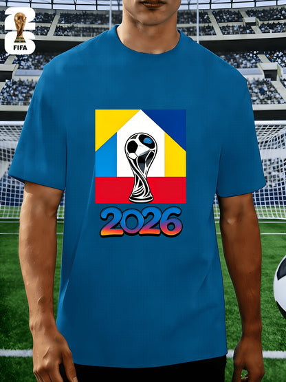 Men's FIFA 2026 Casual Crew Neck T-Shirt for Training & Running