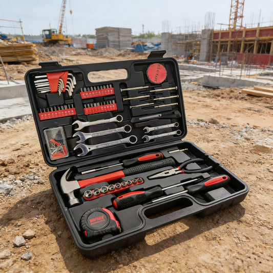 Home and Auto Repair Dual-Purpose Tool Set! No Need to Worry About Home Auto Repairs—this Versatile Set Handles Both Household and Automotive Maintenance. It Includes a Rich Assortment of Automotive Mechanical Tools, Making