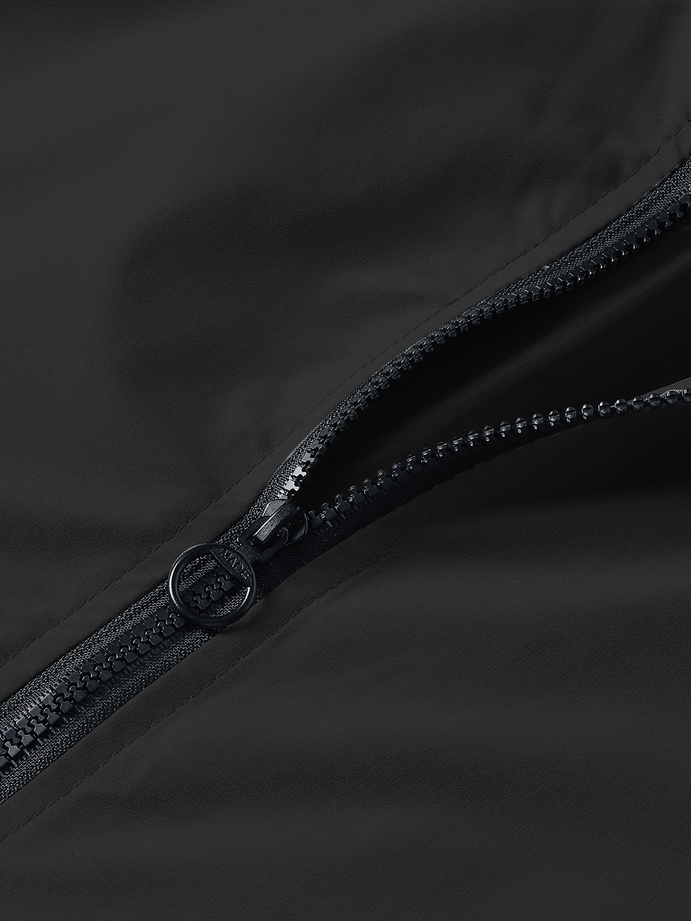 Men's Stand Collar Long Sleeve Zip Up Sports Jacket With Contrast Trim Design, Men's Spring Fall Outwear, As Gifts