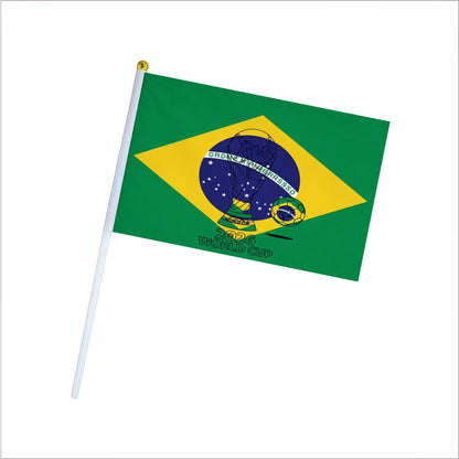 FIFA 2026 World Cup Handheld Fan Flag with Jules Rimet Trophy