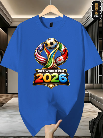 Men's FIFA 2026 World Cup Cotton Blend Casual T-Shirt