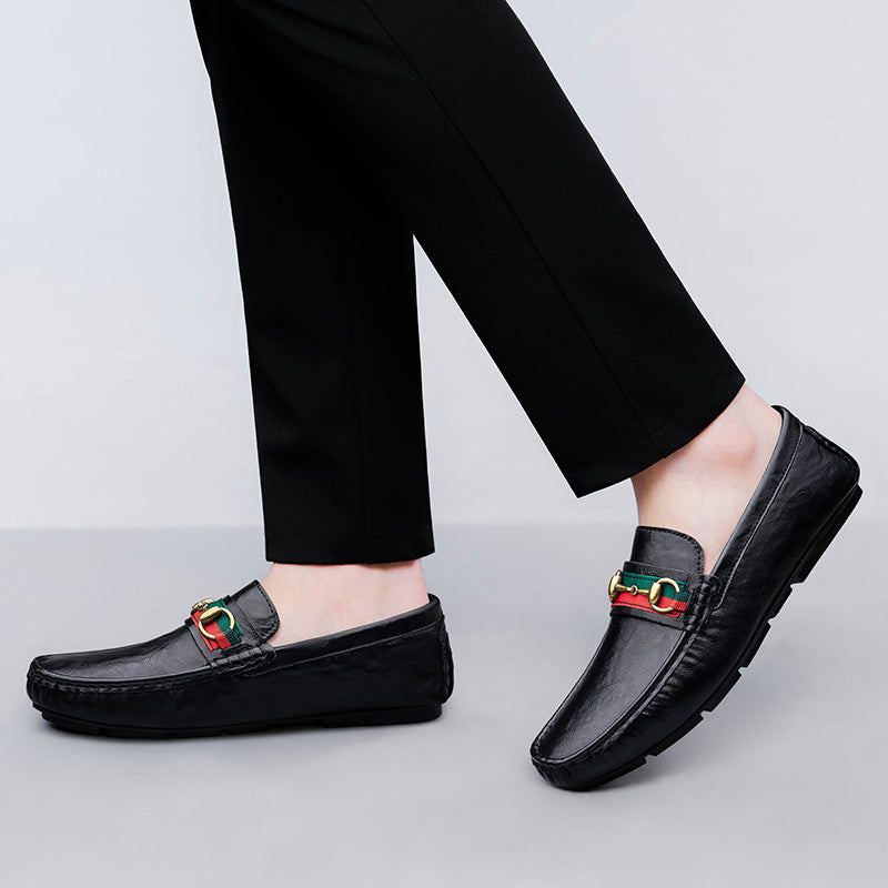 Men's Slip-On Casual Business Shoes, All-Season Comfort