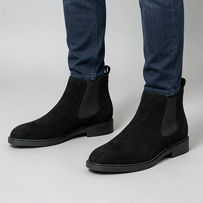 Men's Casual Chukka Boots High Top Non-Slip Rubber Sole