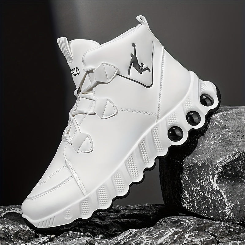 [sneakers] Men'S Mid-Top Basketball Shoes for Outdoor Fashion Trends