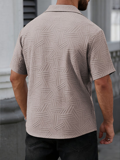 Men's Casual Shirt and Pants Set, Lightweight Summer Essentials