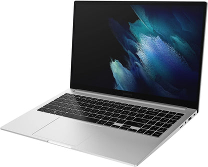 SAMSUNG 2022 Galaxy Book 15.6" FHD Business Laptop, Intel Quad-Core I5-1135G7 (Beat I7-1065G7), 8GB LPDDR4X RAM, 256GB Pcie SSD, Wifi 6, BT 5.1, Fingerprint Reader, Mystic Silver, Windows 10 Pro