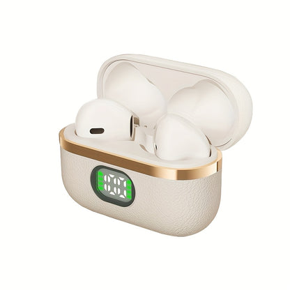 2025 New Style True Wireless semi in-ear sports music headset mini Earbuds TWS HIFI bass Stereo HD calling Stereo Earphones for Android for iPhone Cellphone gaming Earpieces smart couples headphones