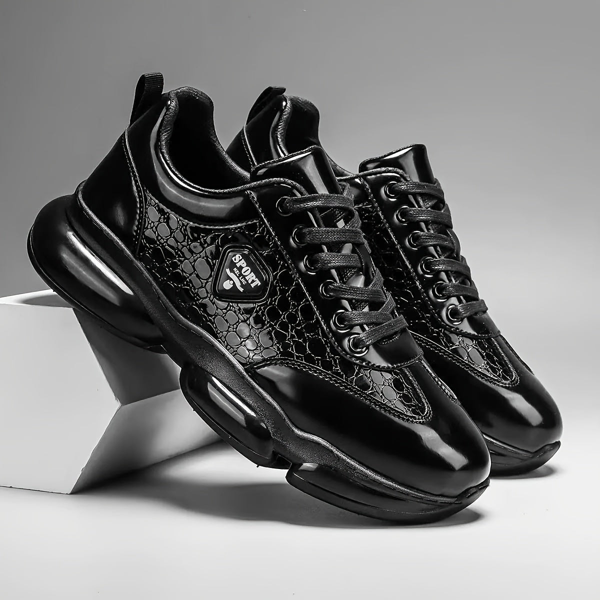 Men's Business Casual Shoes, Fashionable Men's Shoes, Glossy Shoes, Party Event Shoes, Wedding Trendy Shoes - ayq