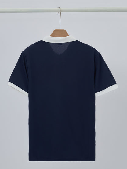 Men's Casual Two-Piece Set - Stretch Comfort Fabric - Suitable for Spring/Autumn Seasons - ayq