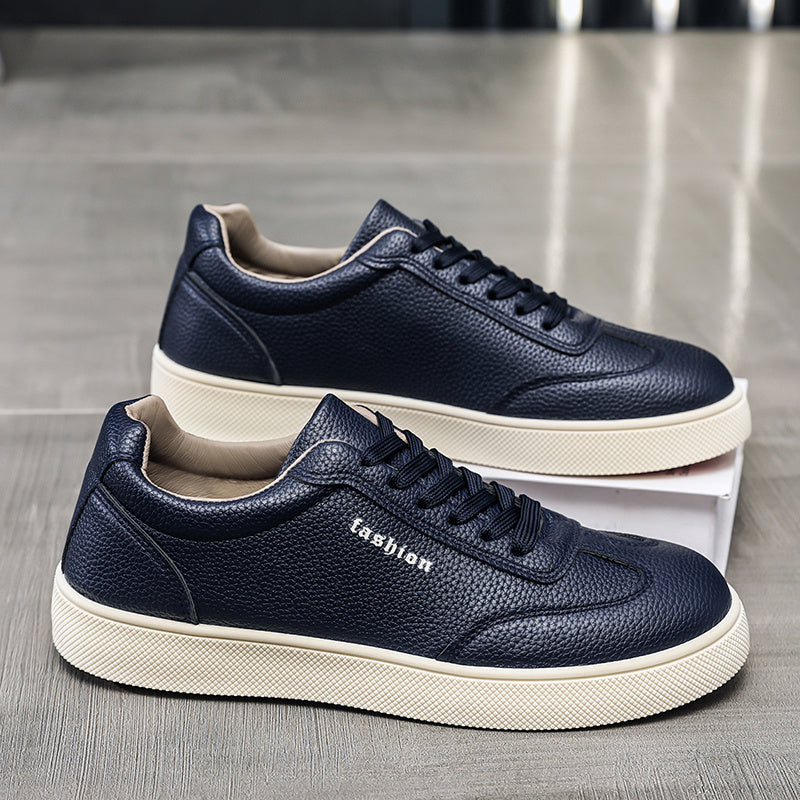 Men's Old Money Style Casual Sneakers with Rubber Sole