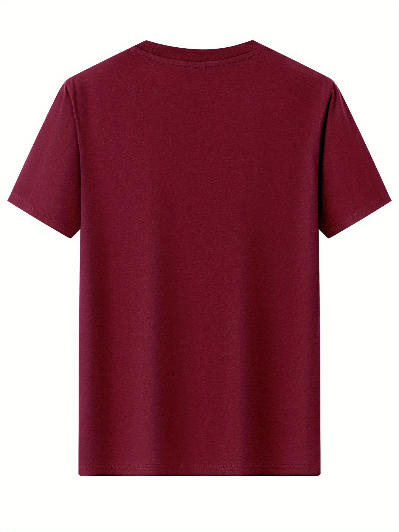 Men's Heavyweight 100% Cotton T-Shirt - Beige Crew Neck Tee, Breathable Summer Shirt for Everyday  Formal Wear, Soft Everyday Essential, Relaxed Fit, Stylish Lettering, Premium Quality, Short Sleeve Top, Casual Wardrobe