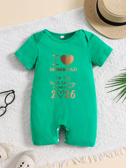 Newborn Baby Summer Bodysuit 100% Cotton Cartoon Romper