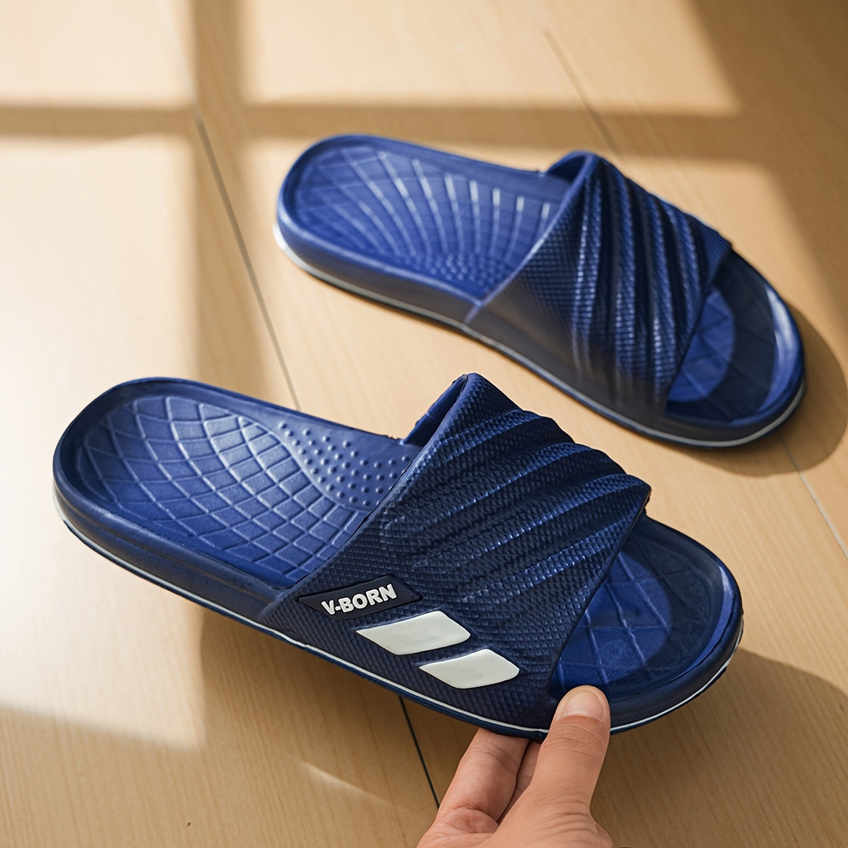 Unisex Casual EVA Slip-On Home Bathroom Slippers