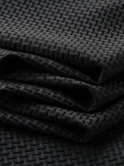 FS1128 Style Men'S Jacquard Polo Shirt with Unique Print Patterns, Casual Short Sleeves, Summer Fashion, Breathable Embossed Top, a Perfect Gift - ayq