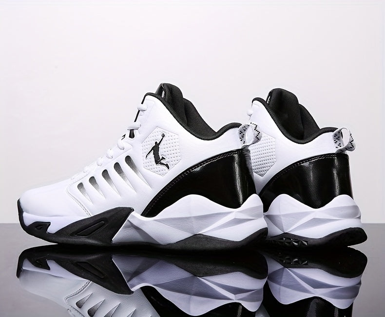 [sneakers] Extra-Large Outdoor Trail Shoes for Men, Featuring Slip Resistance, Shock Absorption, Durability, Trendy Basketball Design, Versatile Sports Footwear, Lightweight Comfort, Casual Style, Soft Sole, And Rebound Train