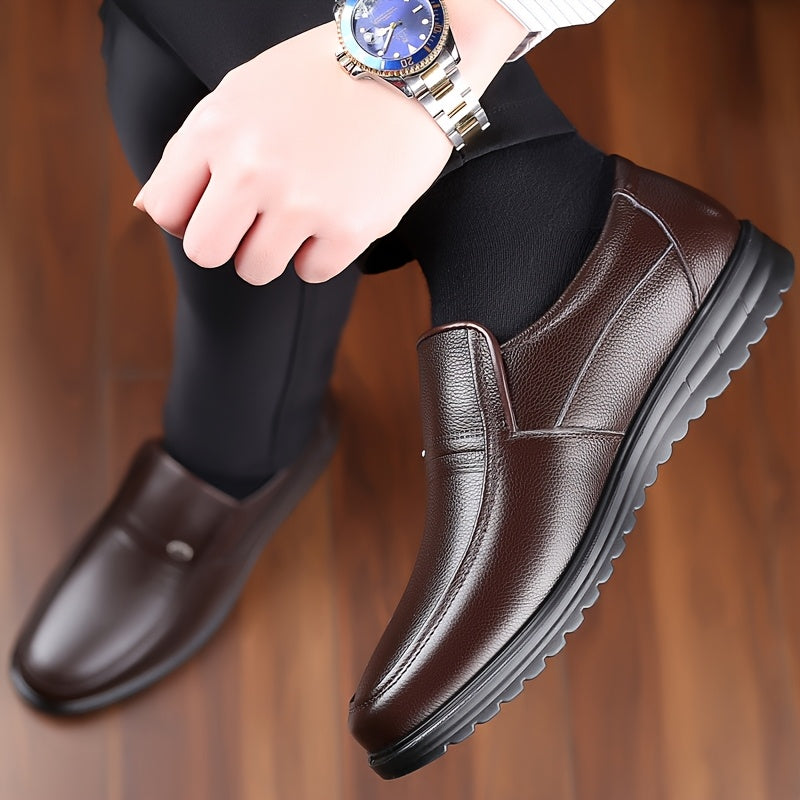 Men's Casual Oxford Shoes with Lightweight Wear-Resistant Sole