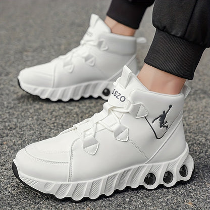 [sneakers] Men'S Mid-Top Basketball Shoes for Outdoor Fashion Trends