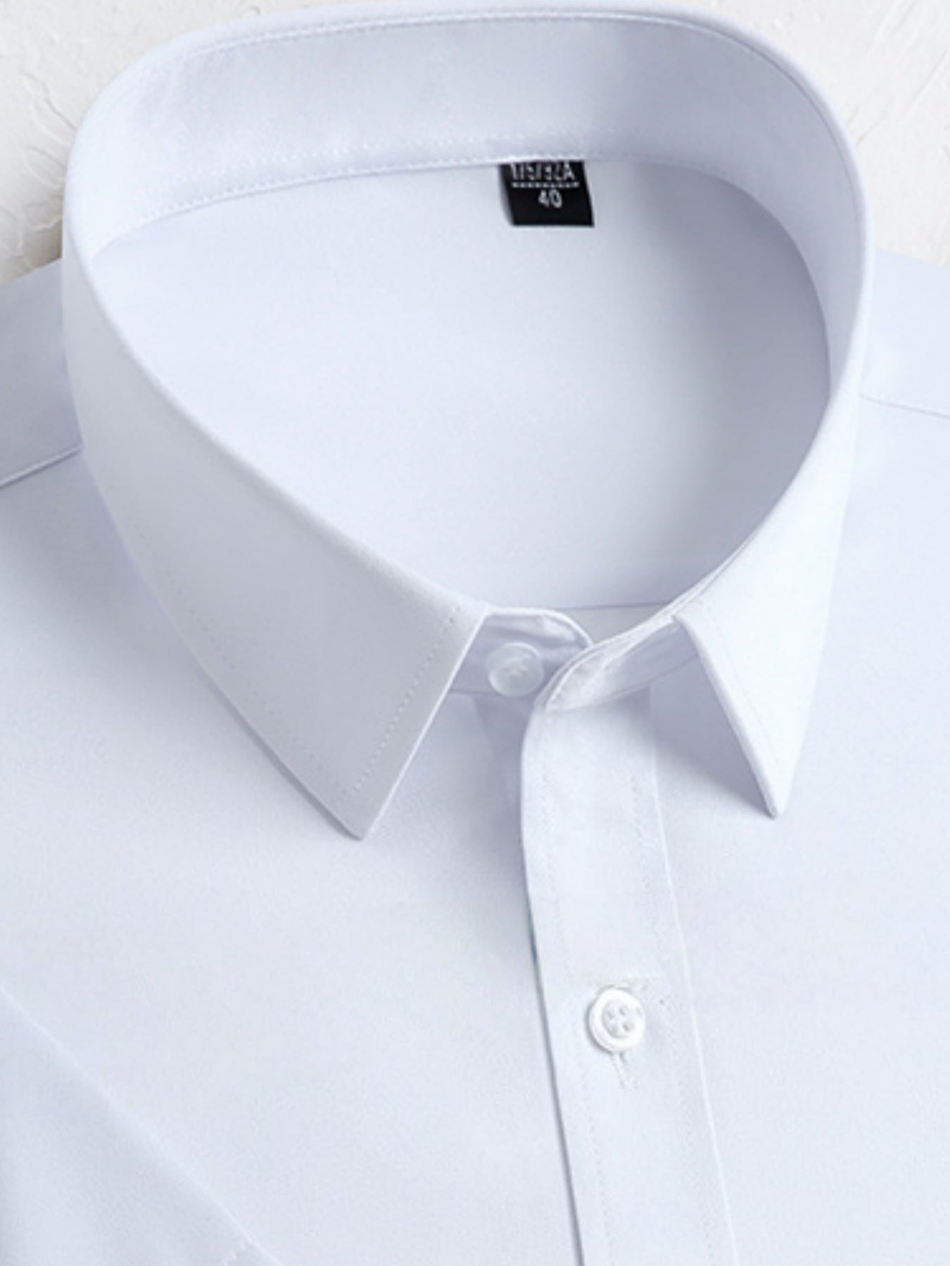 Men's Slim Fit Summer Short-Sleeve Cotton Blend Shirt