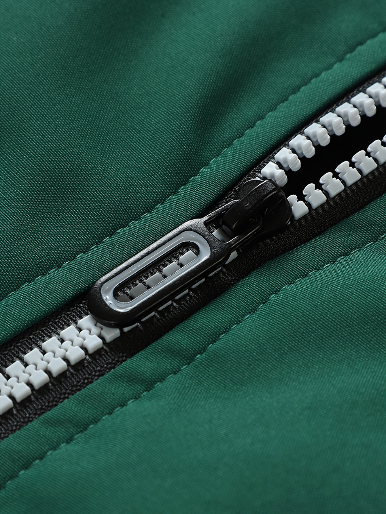 Men's Thermal Insulated Full-Zip Baseball Jacket with Full-Zip Closure - Heavyweight Winter Coat, Brown/White colorblock, Lining - Streetwear Outerwear for Casual & Formal Events - Compatible with Hoodies & Jackets (Men's Fas