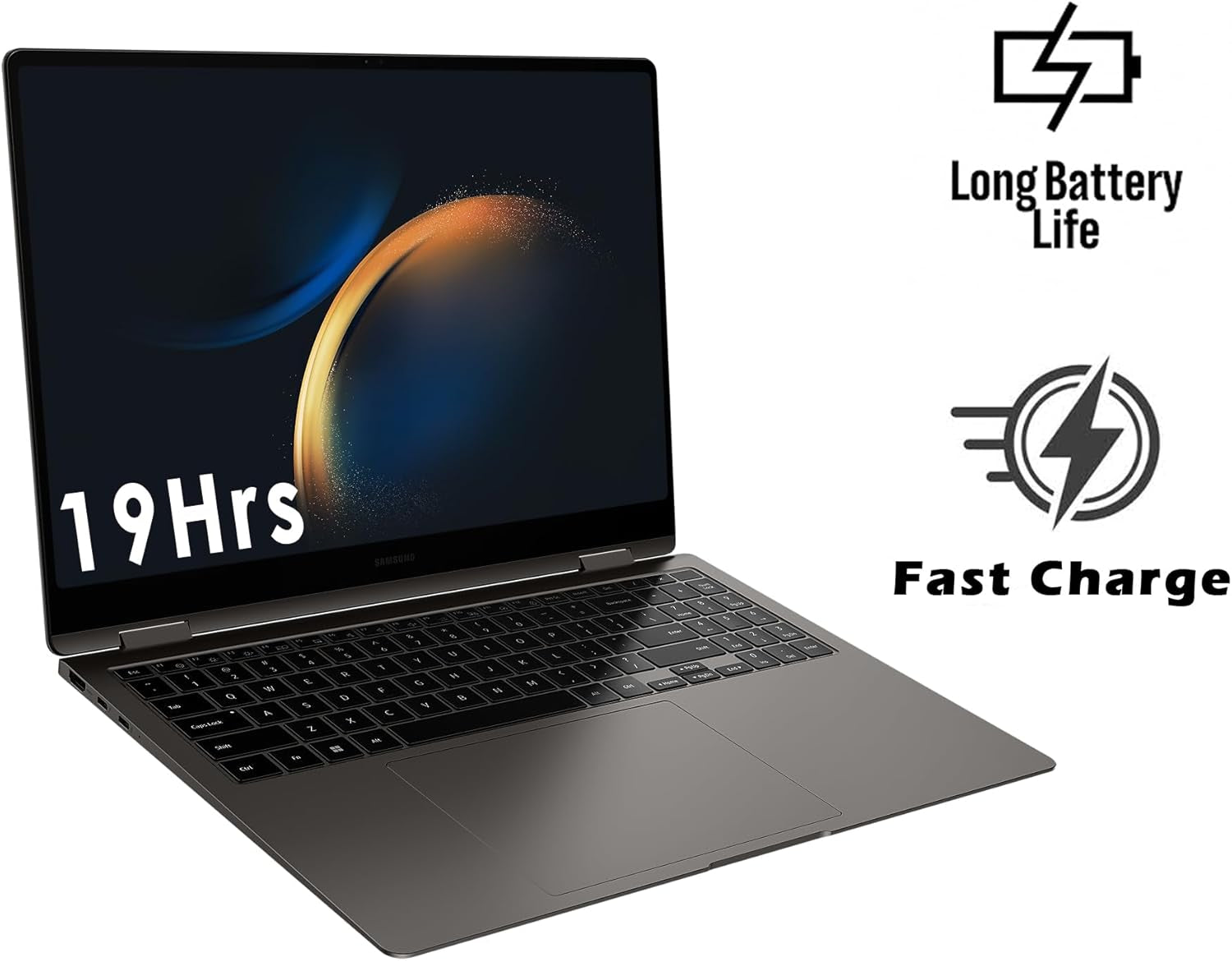 Samsung Galaxy Book3 Pro 360 2-In-1 Laptop (16" 3K AMOLED Touchscreen, Intel I7-1360P, 16GB Ram, 2TB Ssd), Ist Pen, Win 11 Pro W/Ai Copilot, NP960QFG