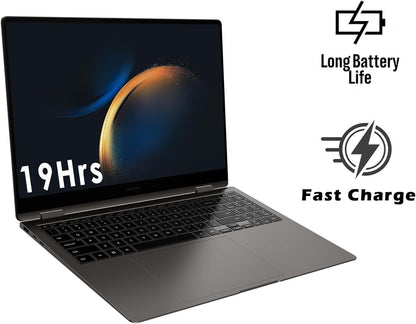 Samsung Galaxy Book3 Pro 360 2-In-1 Laptop (16" 3K AMOLED Touchscreen, Intel I7-1360P, 16GB Ram, 2TB Ssd), Ist Pen, Win 11 Pro W/Ai Copilot, NP960QFG