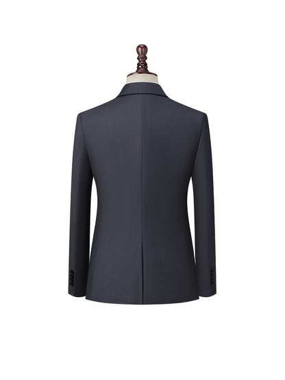 Men's Slim Fit Notch Lapel Suit Jacket for Business & Casual