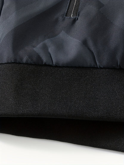 Men'S Lightweight Softshell Jacket - Olive Green/Black/Gray/ - Stand Collar Windproof Coat with Zippered Pockets - Non-Stretch Fabric for Hiking, Gym, Casual Outdoors - Spring/Fall Athletic Outerwear - Easy-Care Sportswear, H