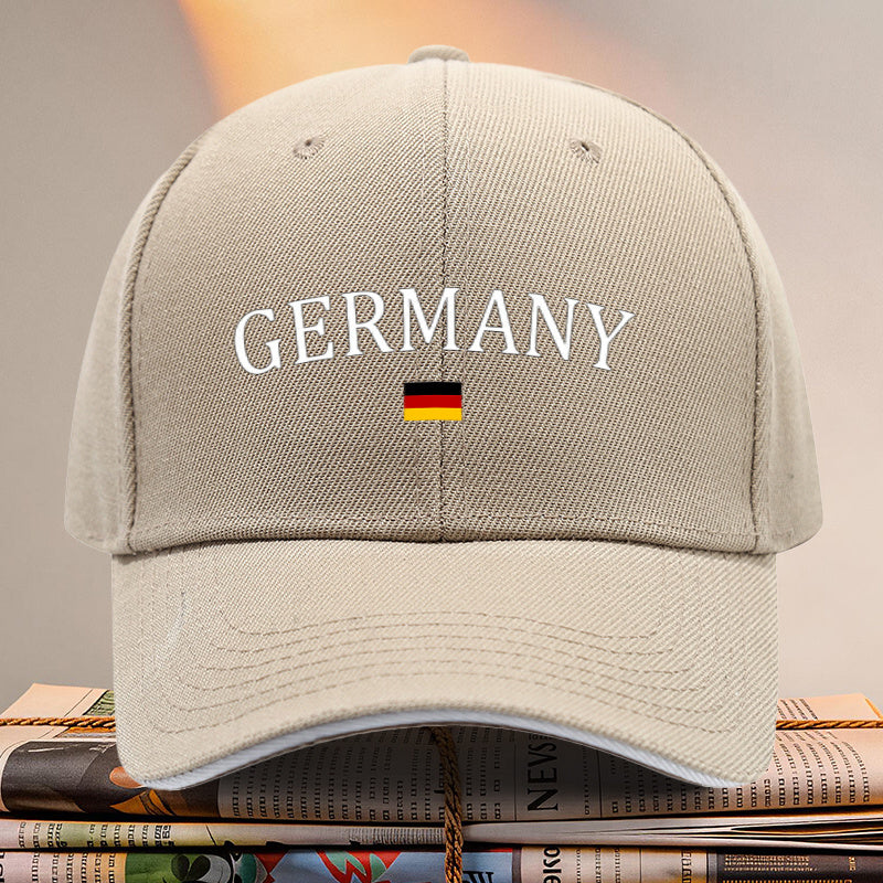 Adjustable German Flag Baseball Cap Lightweight Casual Hat