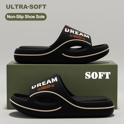 Men's Summer Casual Non-Slip EVA Slippers with Thick Sole