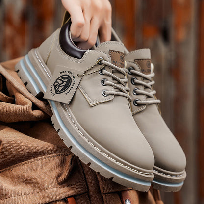 A Pair of Men'S Casual Sneakers, Trendy And Versatile Tennis Shoes, Outdoor Camping Footwear for Men - ayq