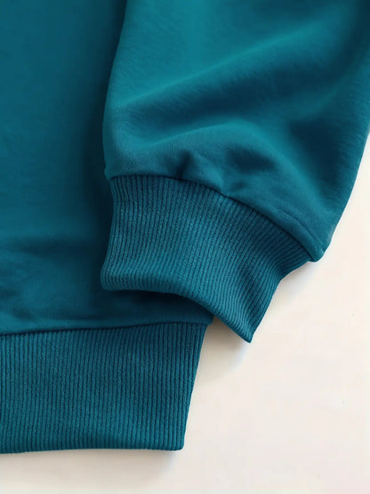 Women'S Christmas Hoodie - Thick Fleece-Lined Winter Sweatshirt with Deer & Snowflakes, Plaid Santa Hat Design, Cozy Casual Pullover for Holiday Party Outfits